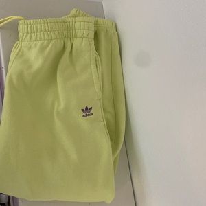 yellow Adidas Sweatpants/jogger ish - worn once